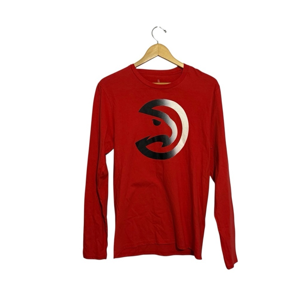 Fanatics Atlanta Hawks Men’s red logo long sleeve t-shirt